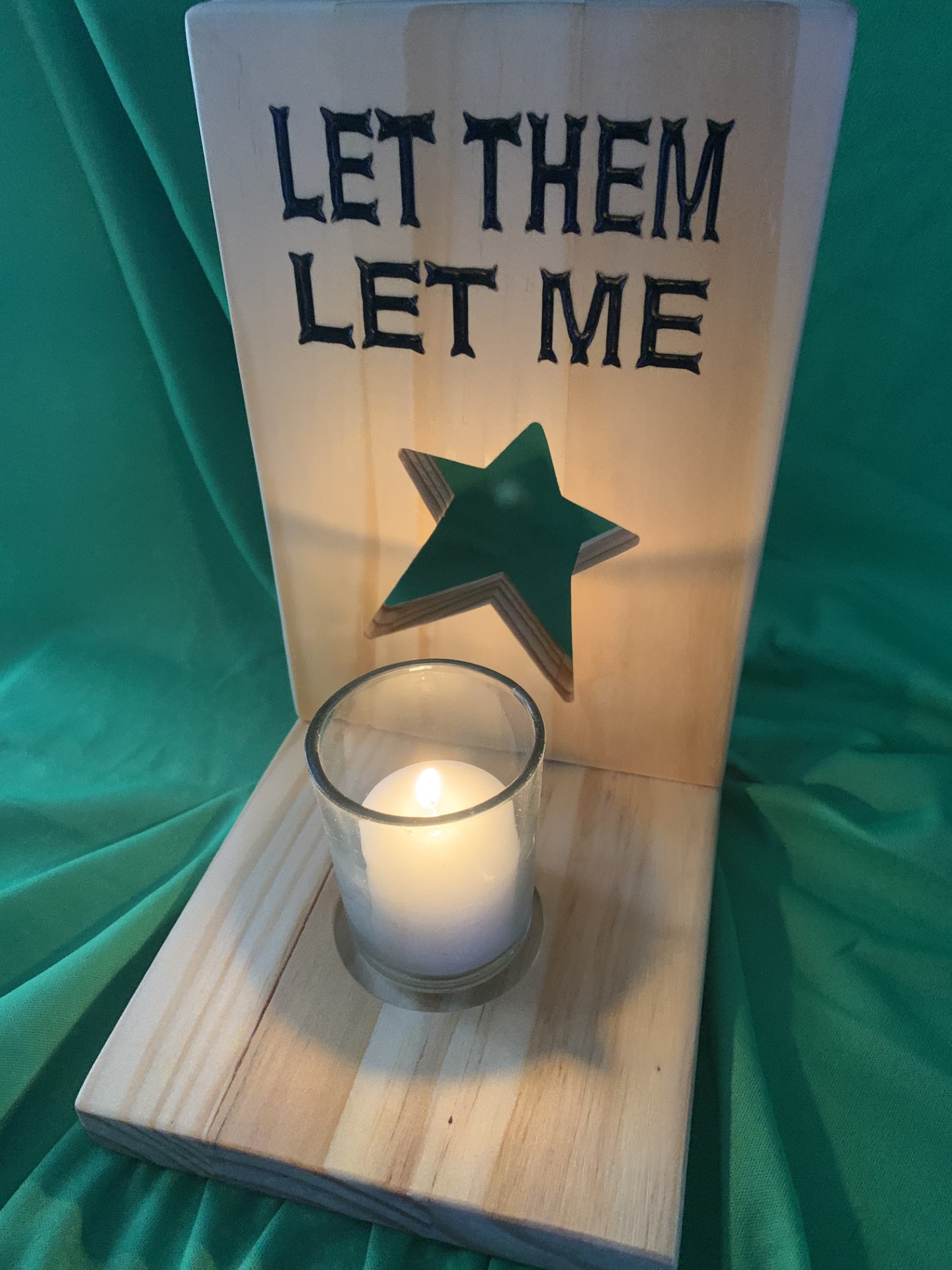 Candle Stand $25.00 Your choice of saying Candle Stand $25.00 Your choice of saying