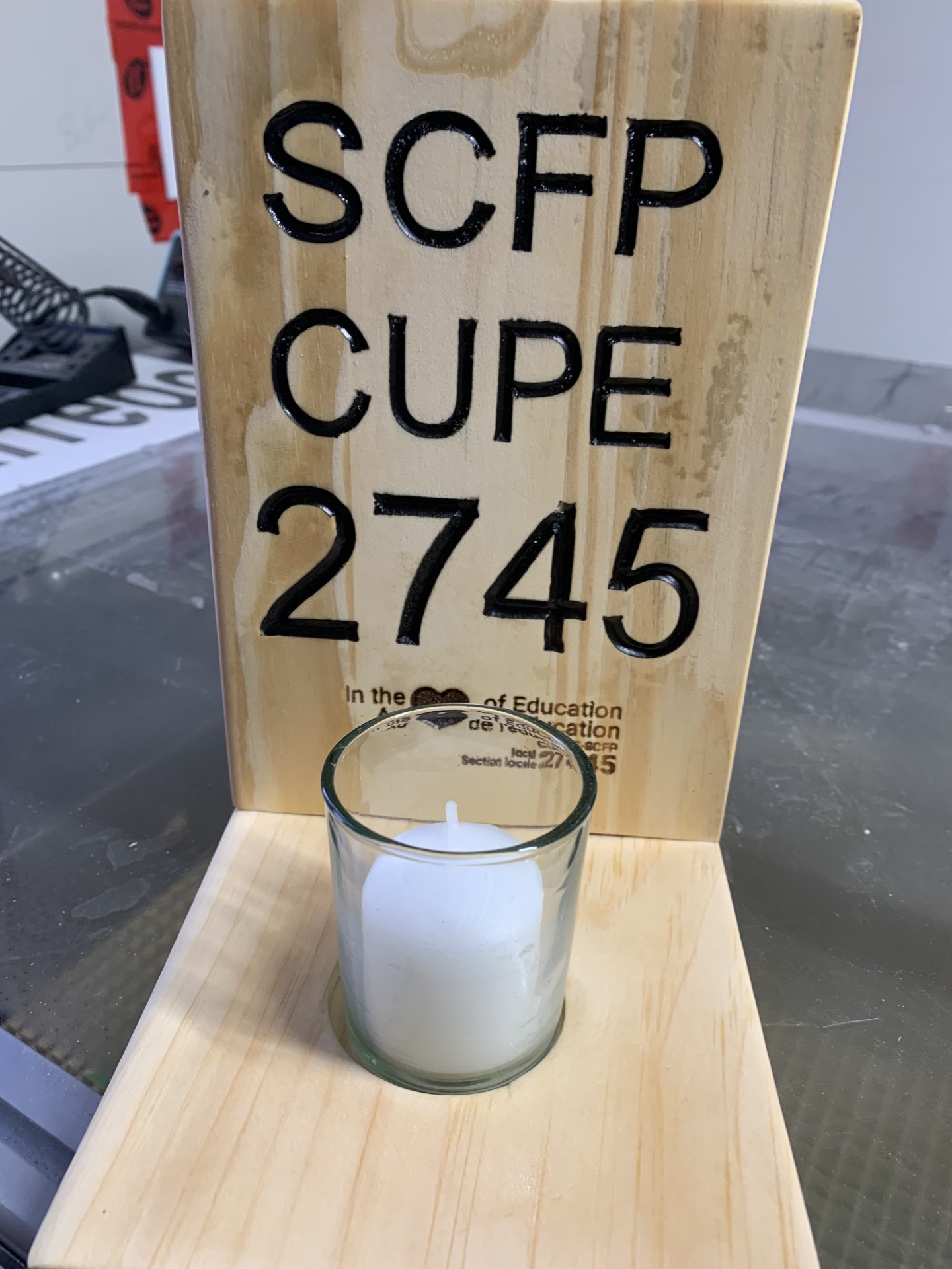 Candle Stand $25.00 Your choice of saying Candle Stand $25.00 Your choice of saying